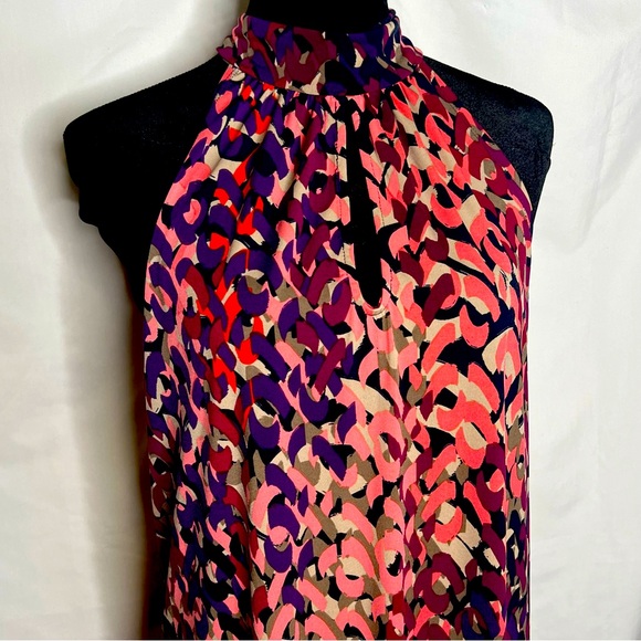 NWT Trina Turk Gracious Halter Dress Sz Lg - Picture 1 of 5